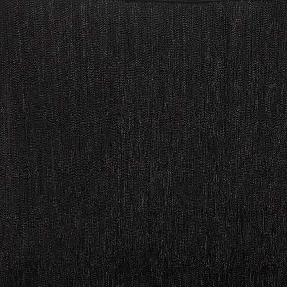 Zara black shimmy tassel fringe skirt - Picture 4 of 6